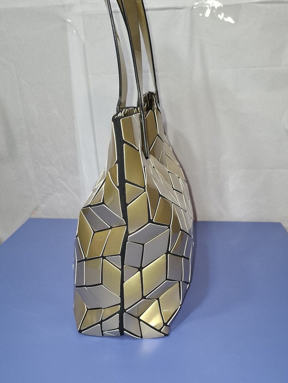 Emilio Pepe Italy 3D Geometric Tote Bag- EUC - Picture 3 of 12